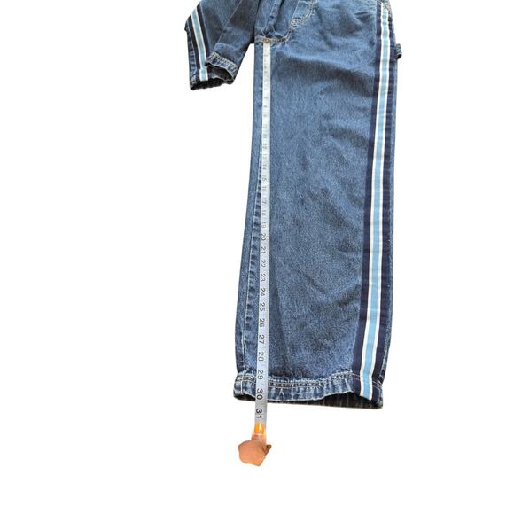 Revolt Clothing Co. Y2K Denim Overalls Women's Casual Rugged Straight Leg Small - Picture 14 of 15